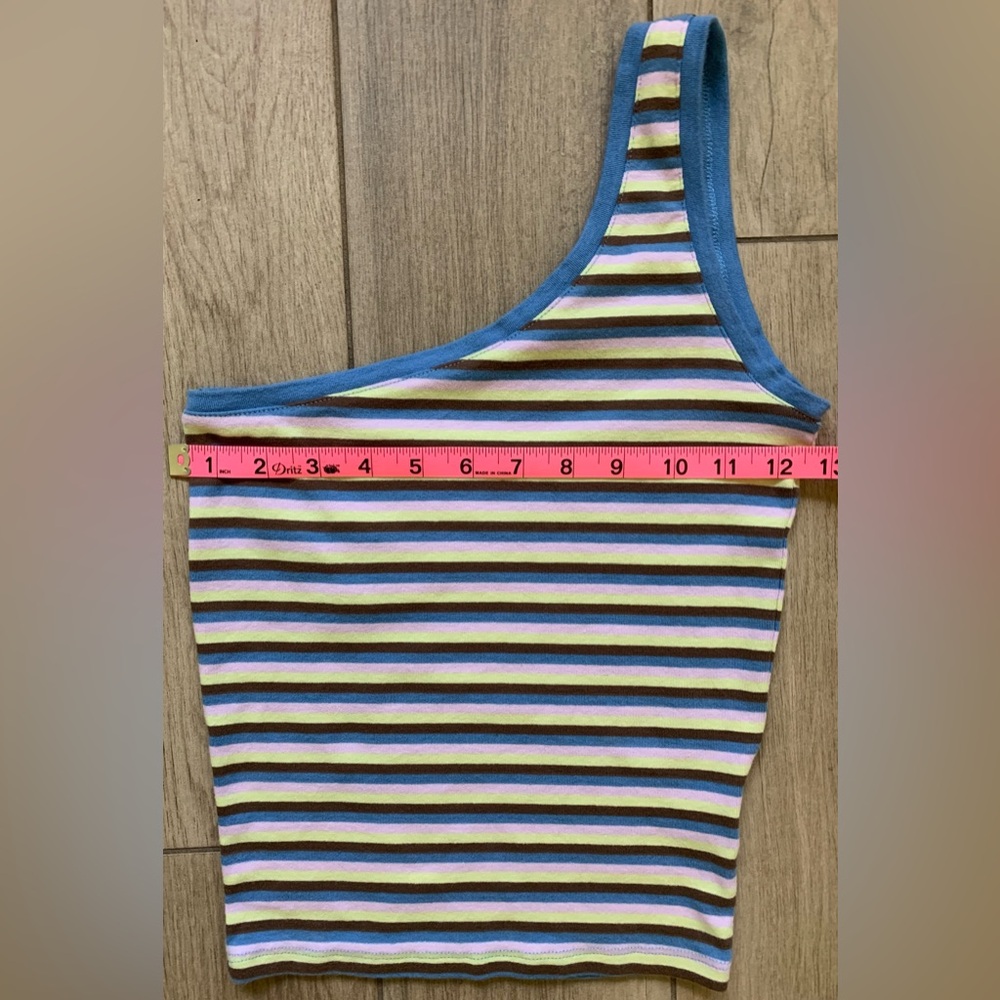 Cotton:On Stripe/ One Shoulder Tank Top for Women - Picture 4 of 8